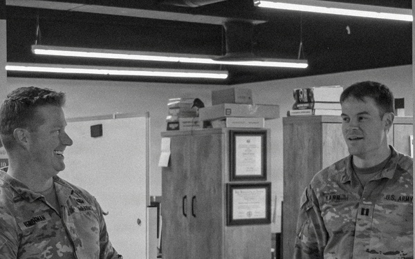 MAJ Bergeman Meets the Newest Buffalo District Project Engineer, CPT Kaylee O'Connell