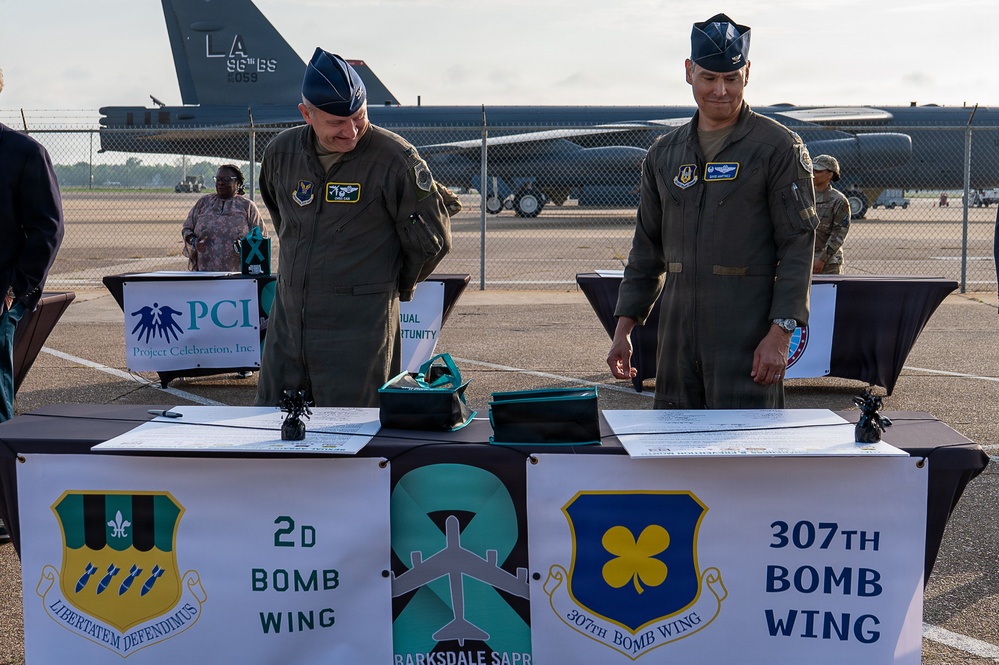 2nd Bomb Wing SAPR Proclamation Signing and 5K Color Run
