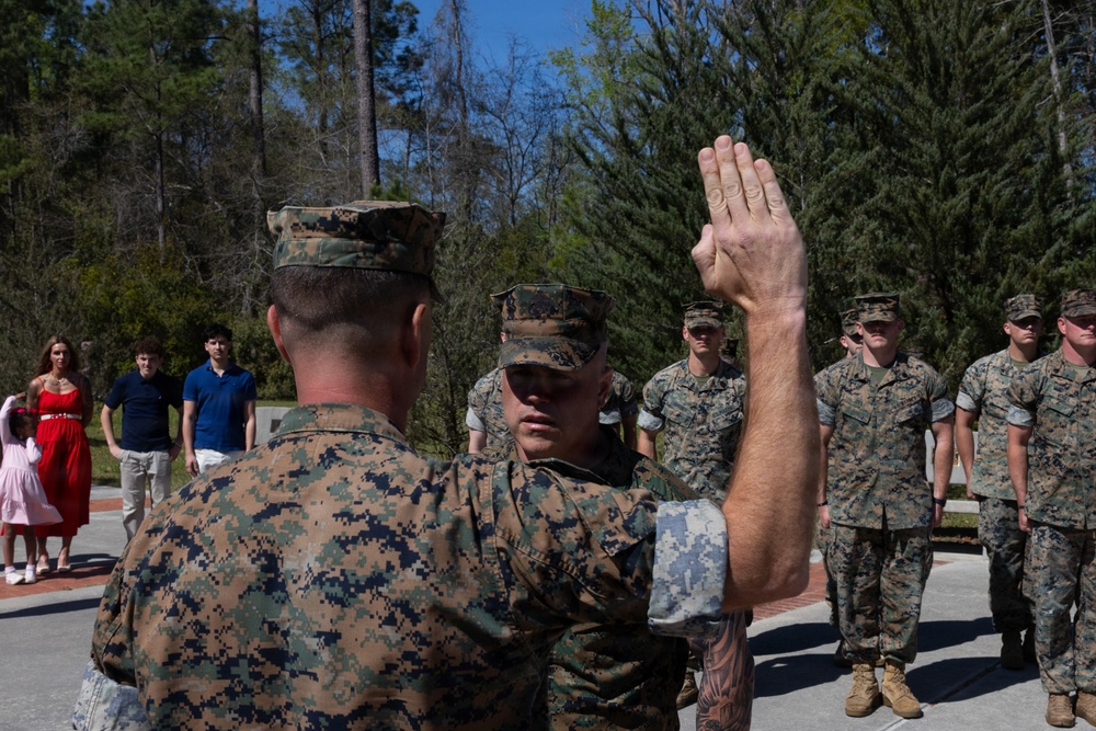 Gunnery Sgt. Philips Meritorious Promotion