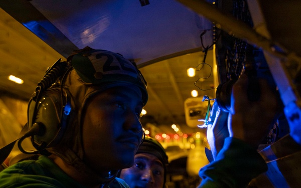 Abraham Lincoln Conducts Aircraft Maintenance