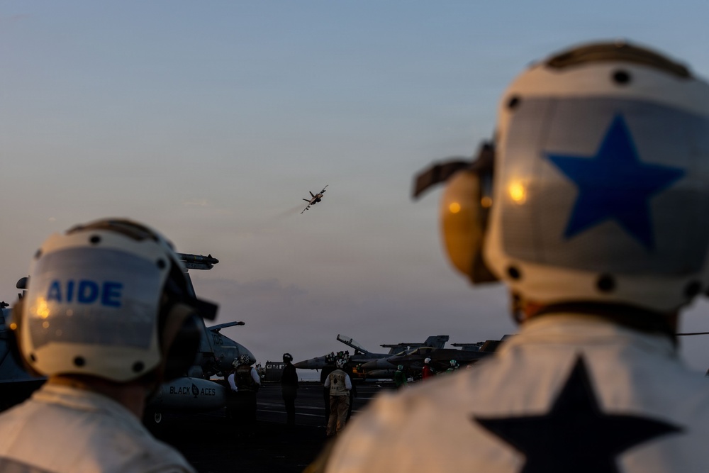 Abraham Lincoln Conducts Flight Operations