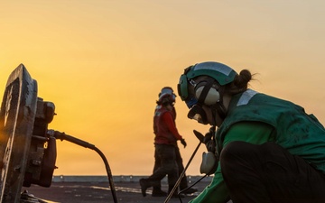 Abraham Lincoln Conducts Flight Operations