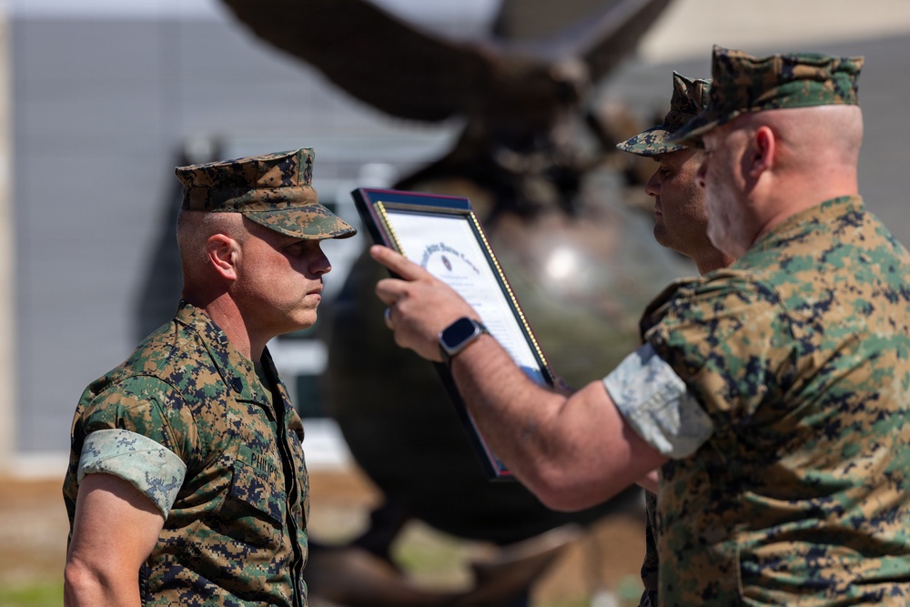 Gunnery Sgt. Philips Meritorious Promotion