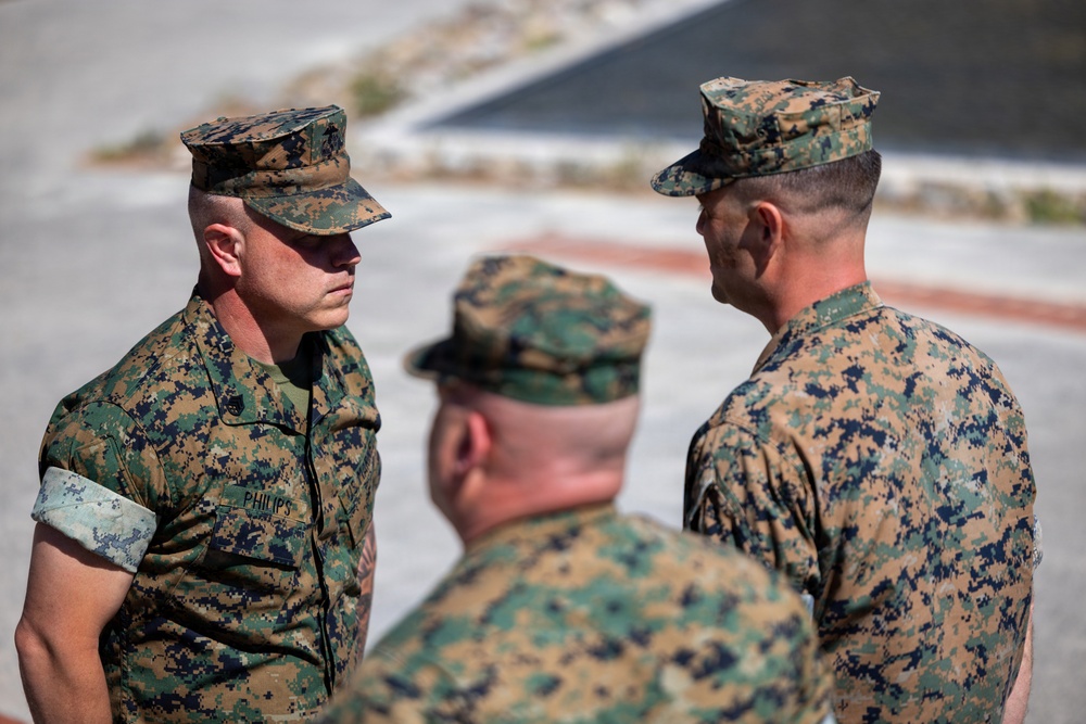 Gunnery Sgt. Philips Meritorious Promotion