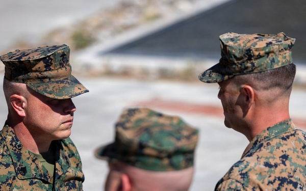 Gunnery Sgt. Philips Meritorious Promotion