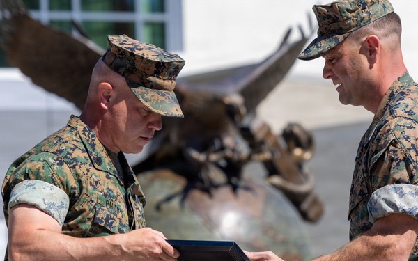 Gunnery Sgt. Philips Meritorious Promotion