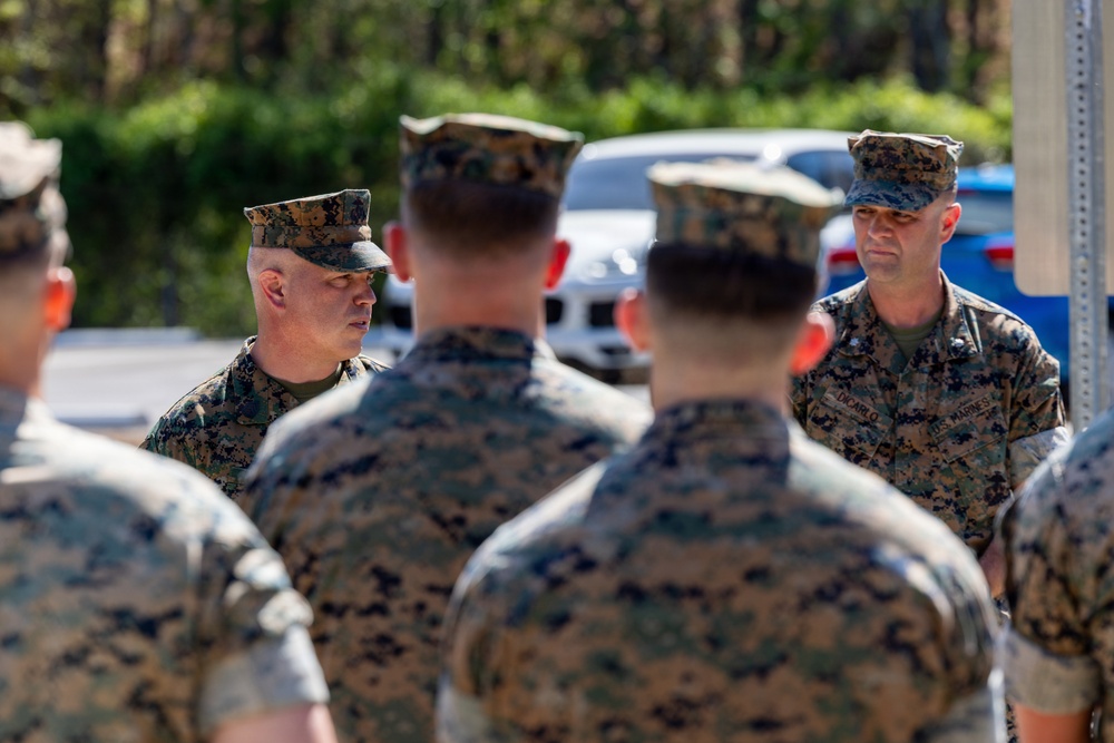 Gunnery Sgt. Philips Meritorious Promotion