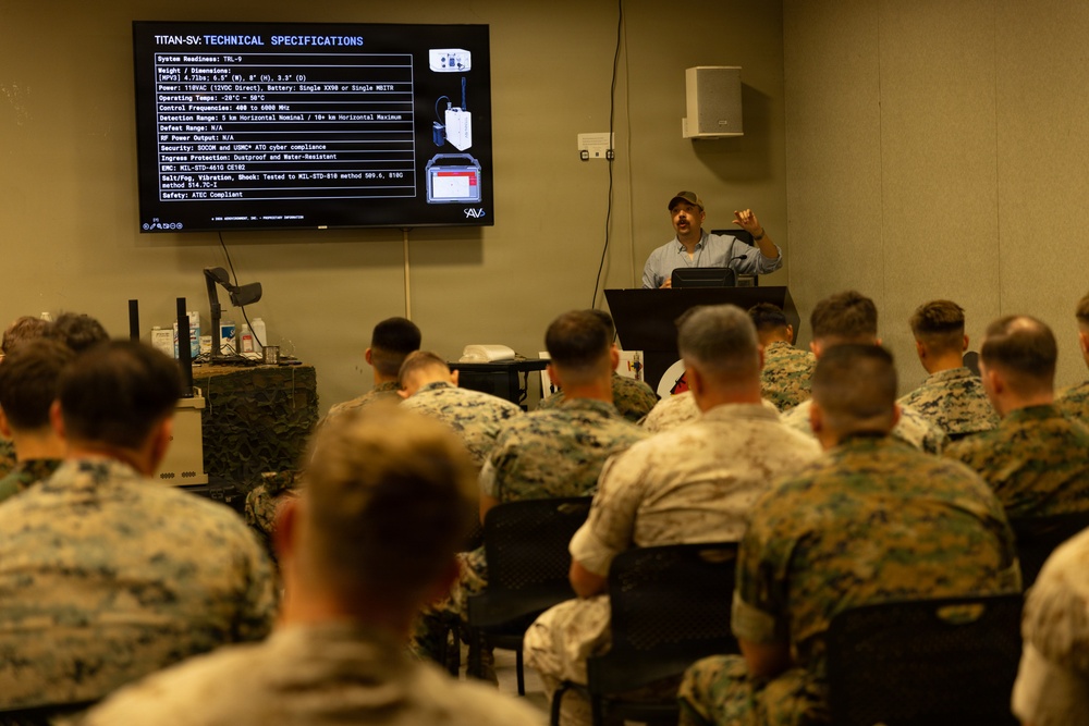 I MEF Marines Conduct C-sUAS Training with Titan-SV System