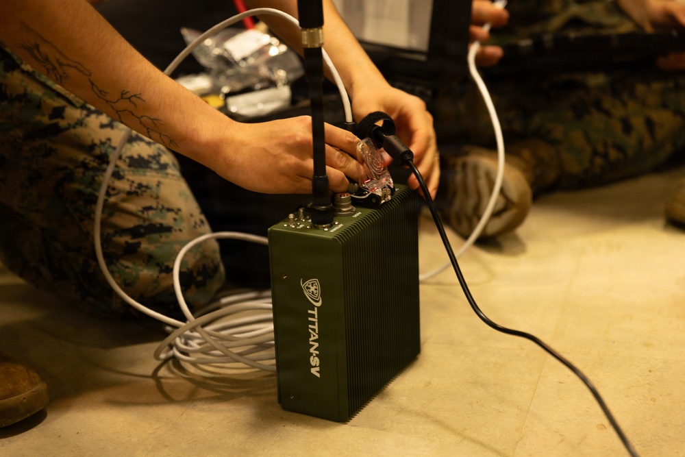 I MEF Marines Conduct C-sUAS Training with Titan-SV System