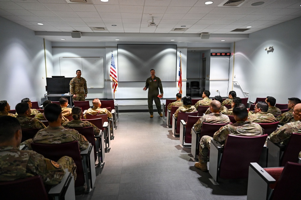 346th AEW Leadership Engages Airmen in Puerto Rico