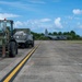 346th Air Expeditionary Wing unloads cargo off a C-130J