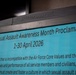 Dyess AFB proclaims April as Sexual Assault Awareness Month