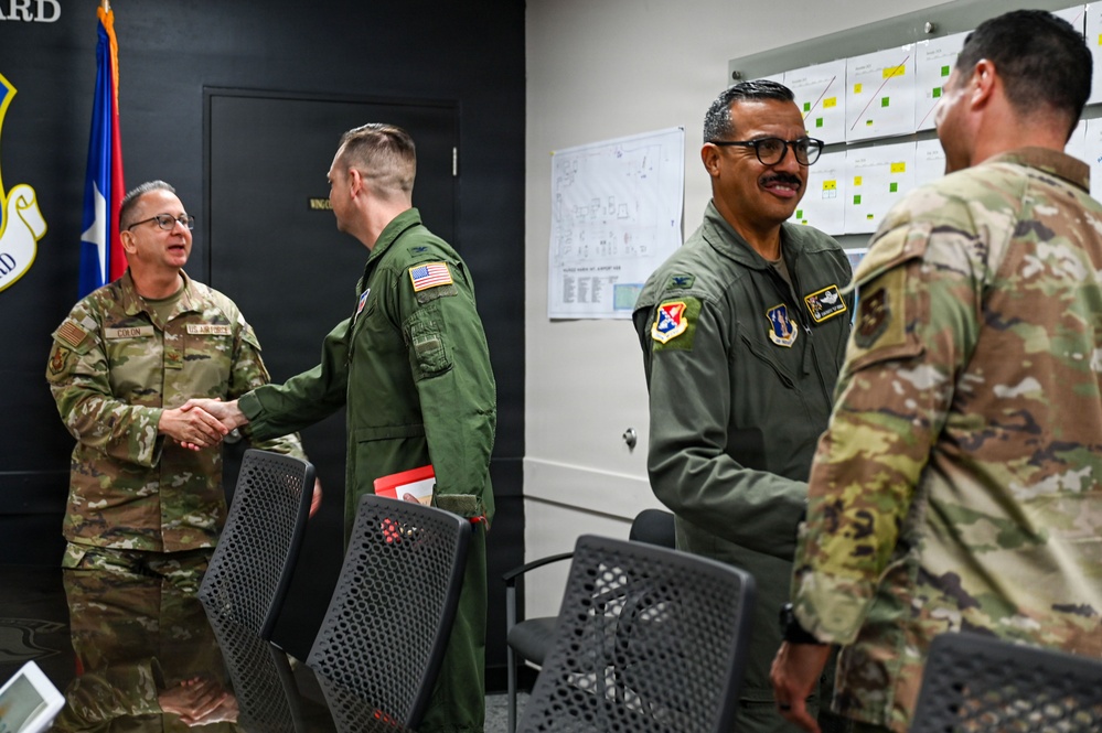 346th AEW Leadership Engages Airmen in Puerto Rico