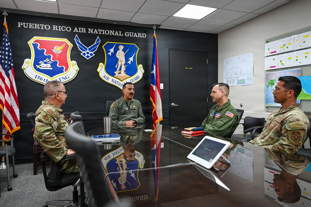 346th AEW Leadership Engages Airmen in Puerto Rico