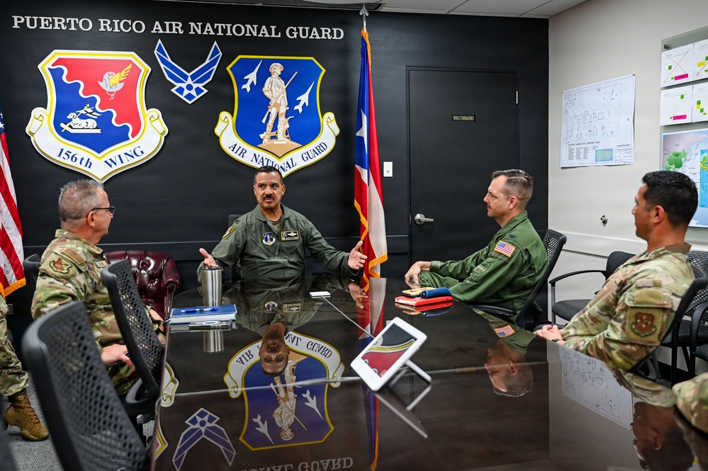 346th AEW Leadership Engages Airmen in Puerto Rico
