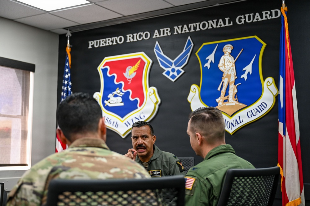 346th AEW Leadership Engages Airmen in Puerto Rico