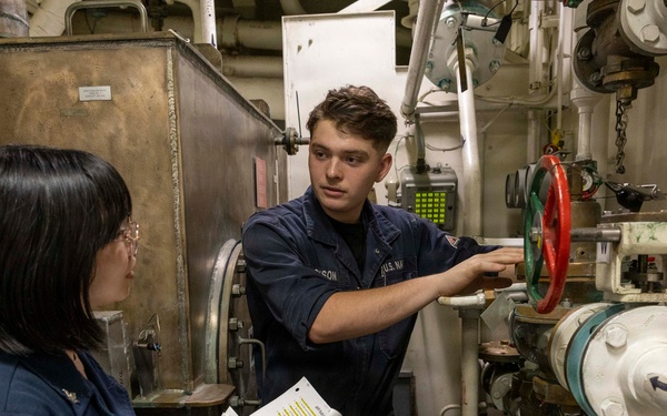 USS Stockdale conducts routine operations