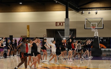 MCRC and WBCA Coaches Conduct Fit-To-Win: Morning Workout