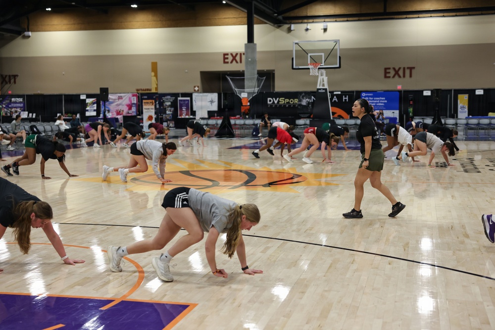 MCRC and WBCA Coaches Conduct Fit-To-Win: Morning Workout