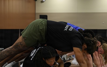 MCRC and WBCA Coaches Conduct Fit-To-Win: Morning Workout