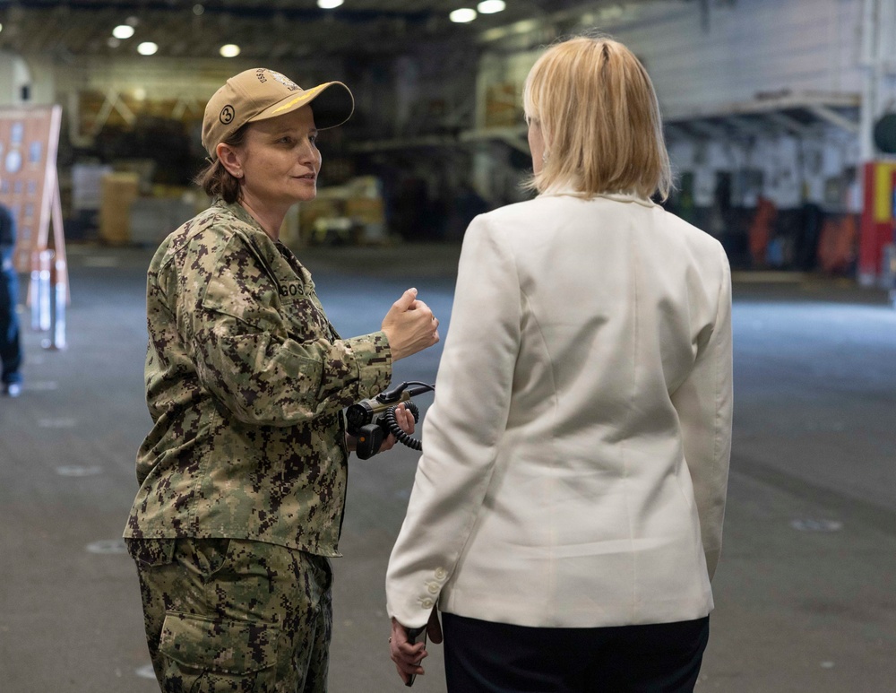 USS KEARSARGE HOSTS EUROPEAN UNION AMBASSADOR