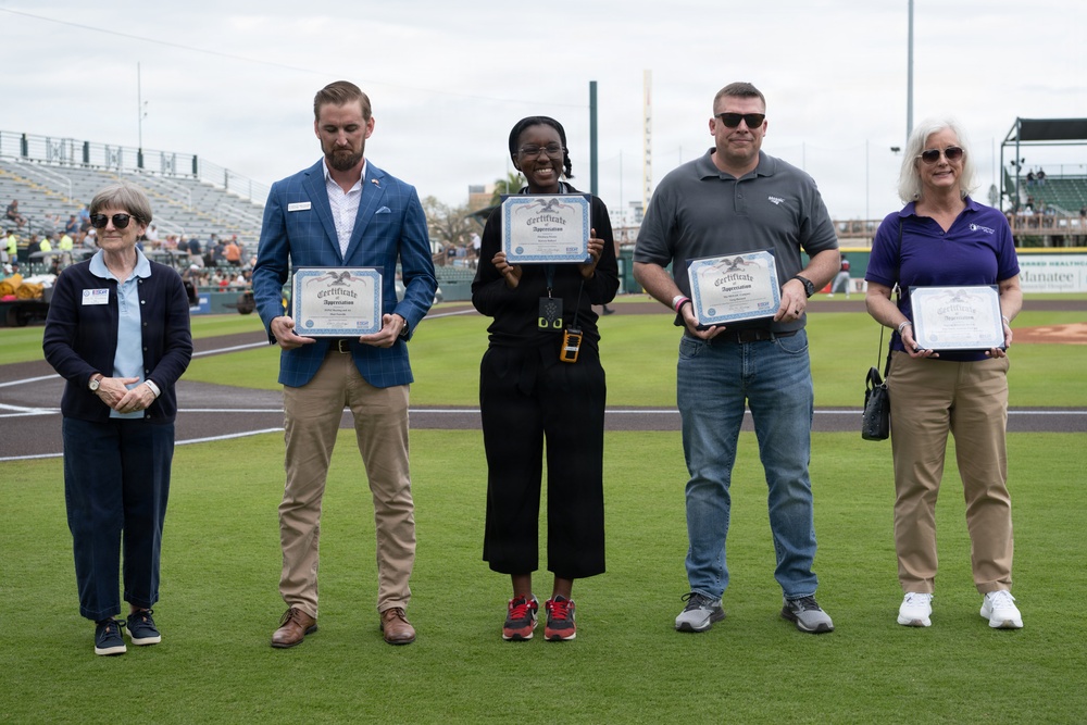 Pittsburgh Pirates host service members