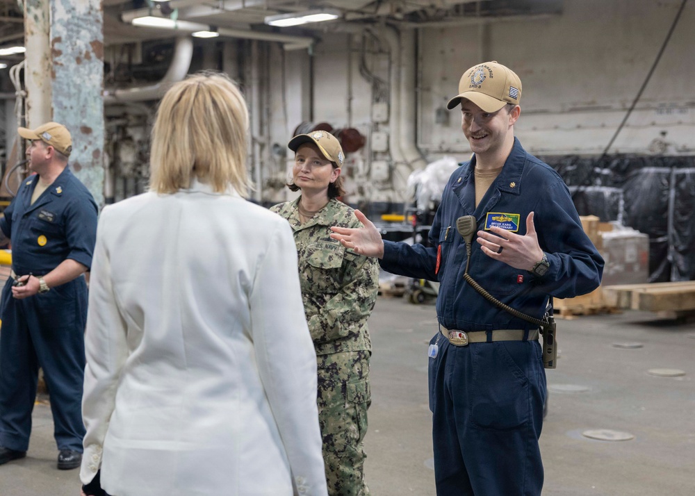 USS KEARSARGE HOSTS EUROPEAN UNION AMBASSADOR