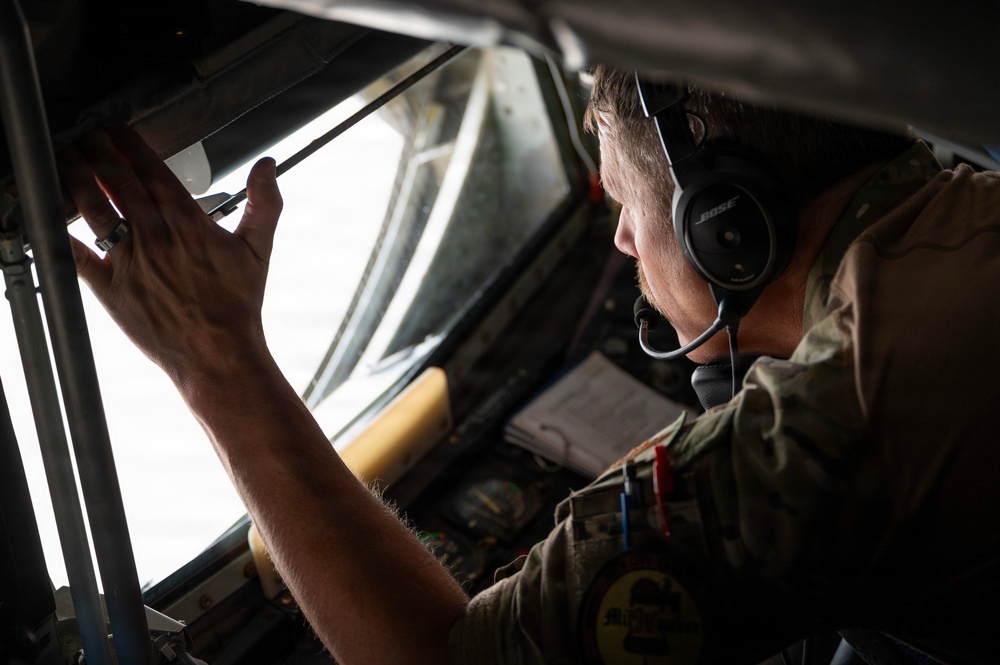 KC-135 Stratotanker Crew Supports Operation Epic Fury