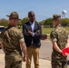 Timmy Davis visits Parris Island