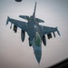 F-16 Fighting Falcons refuel during Operation Epic Fury