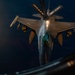 F-16 Fighting Falcons refuel during Operation Epic Fury