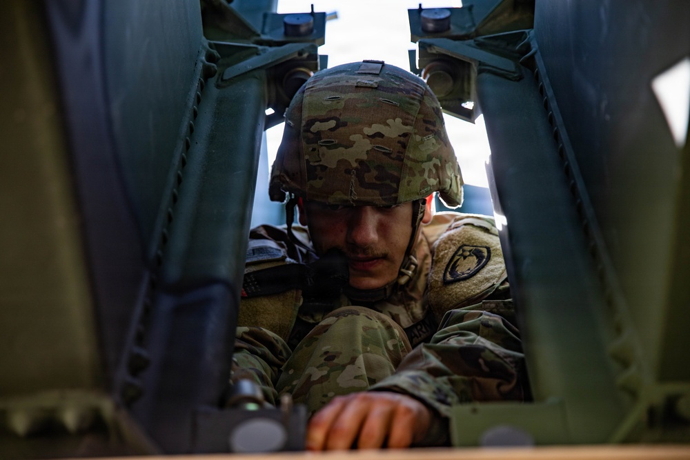 U.S. Army Soldiers conduct sustainment operations during Operation Epic Fury