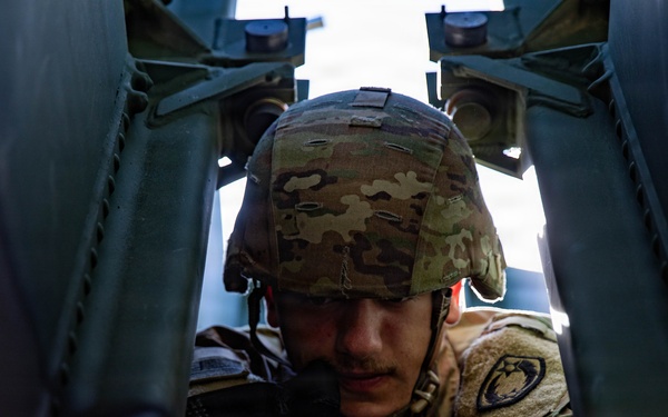 U.S. Army Soldiers conduct sustainment operations during Operation Epic Fury