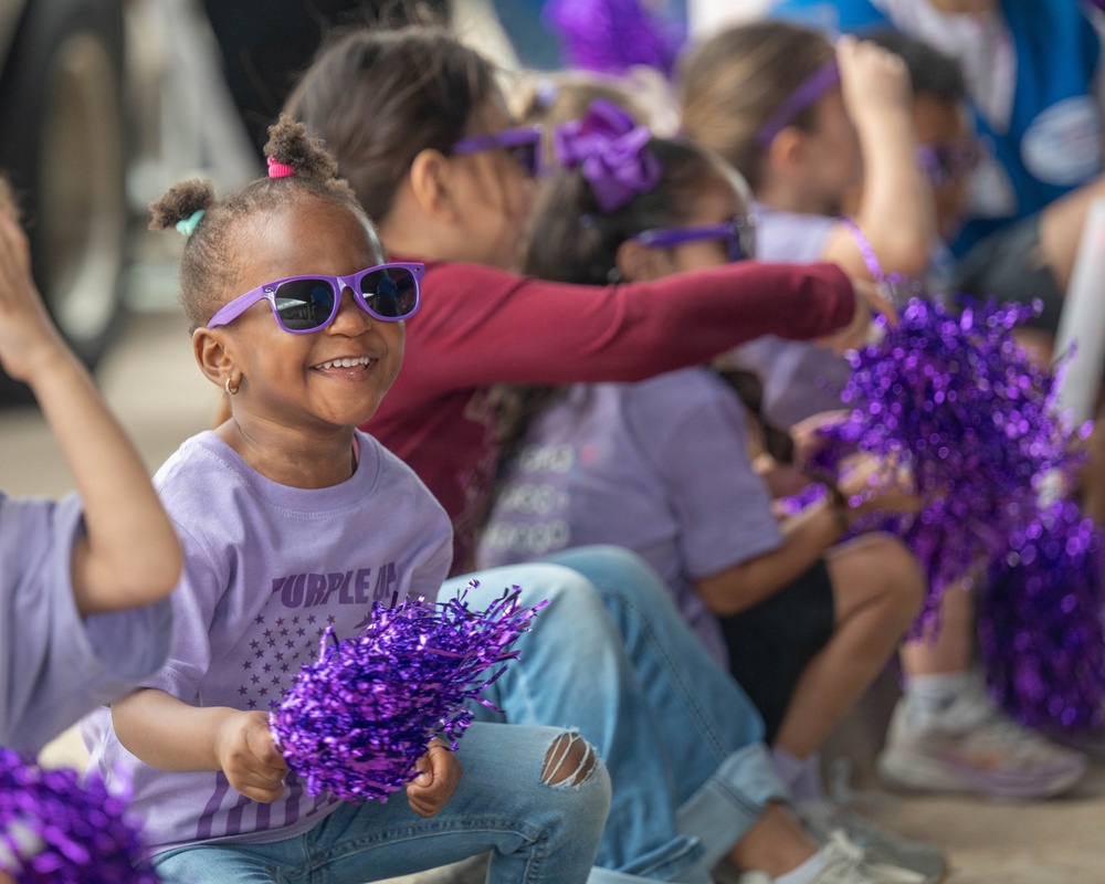 Purple Up and Parade On: Honoring Military Children at Altus AFB