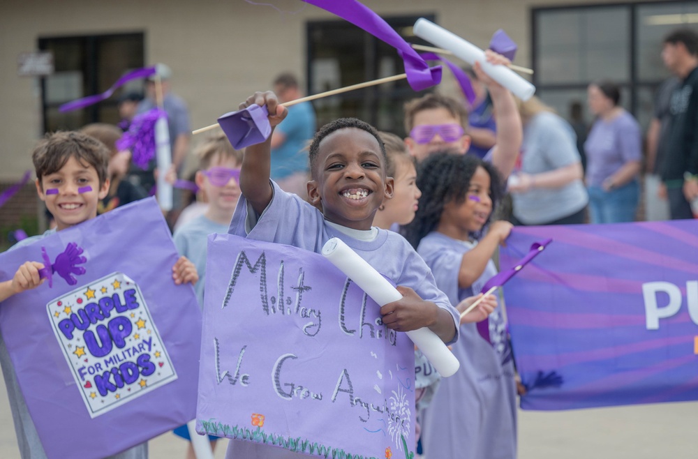 Purple Up and Parade On: Honoring Military Children at Altus AFB