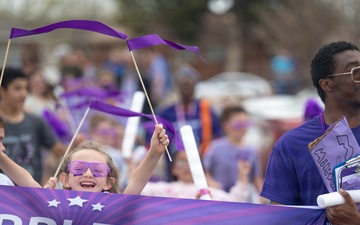 Purple Up and Parade On: Honoring Military Children at Altus AFB