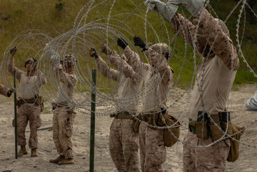 Turning Obstacles into Craters: Marines with 7th Engineer Support Battalion Conduct a Live-Fire Demolition Range