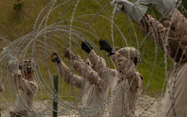 Turning Obstacles into Craters: Marines with 7th Engineer Support Battalion Conduct a Live-Fire Demolition Range