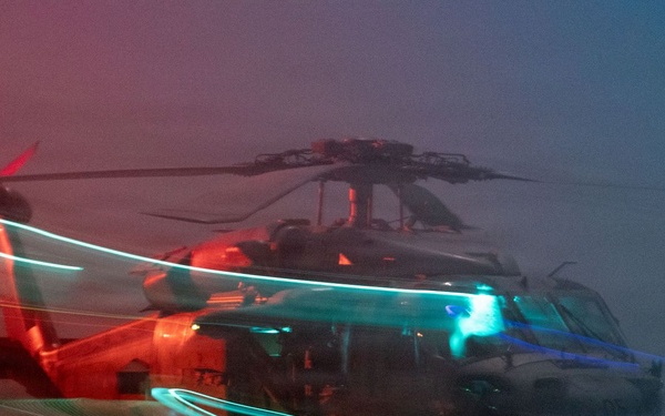 U.S. Marines conduct Night flight operations during Operation Epic Fury