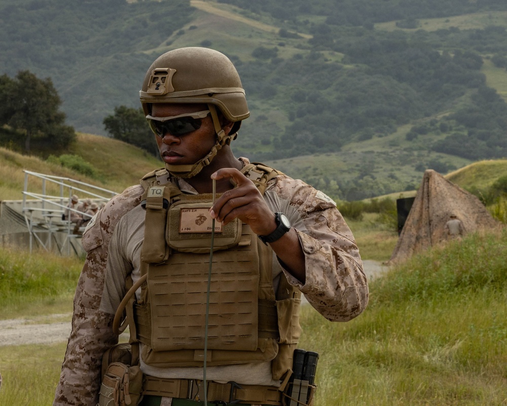 Turning Obstacles into Craters: Marines with 7th Engineer Support Battalion Conduct a Live-Fire Demolition Range