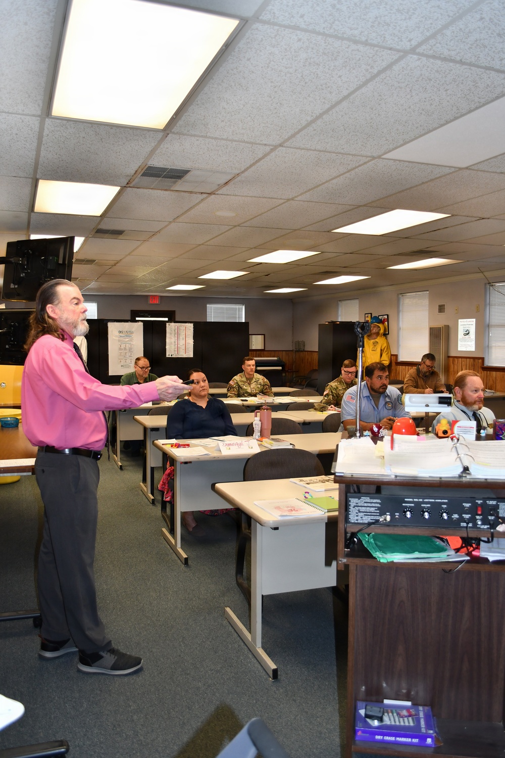 DPTMS, WOC take HAZMAT class to prepare for upcoming exercise