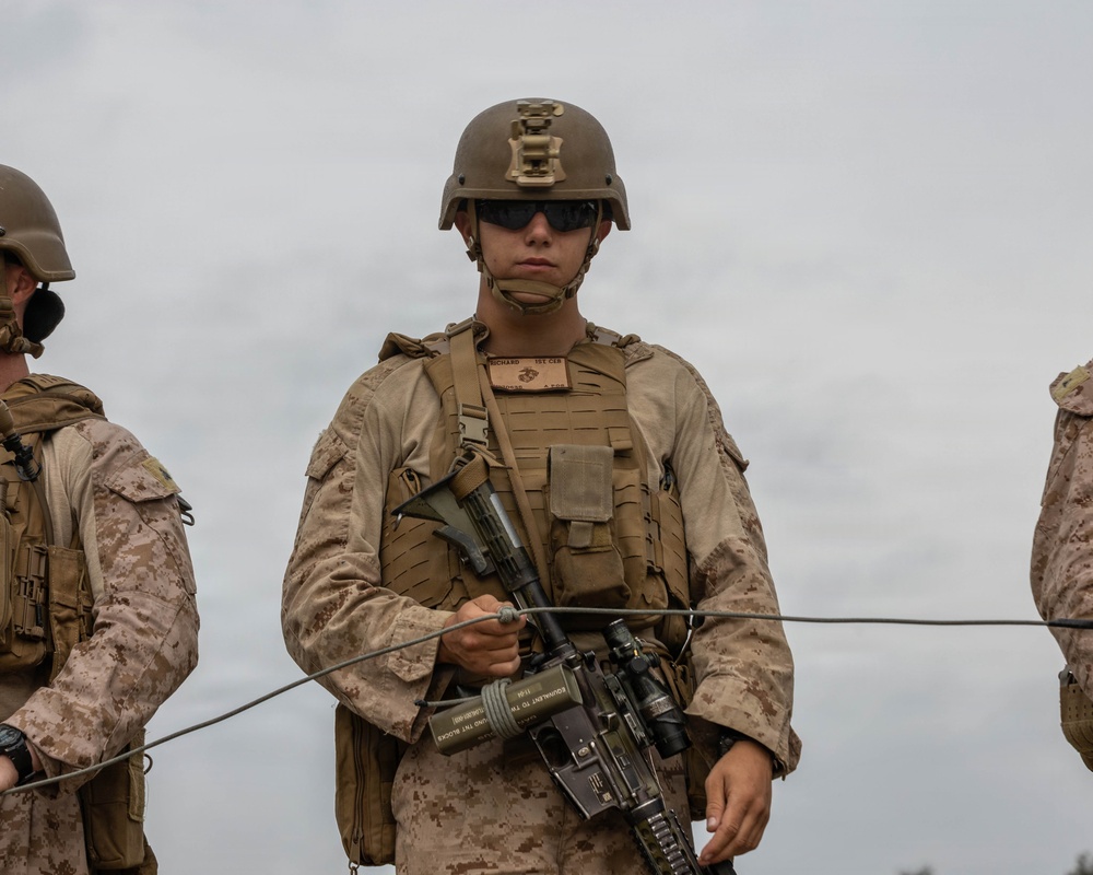 Turning Obstacles into Craters: Marines with 7th Engineer Support Battalion Conduct a Live-Fire Demolition Range