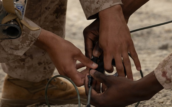 Turning Obstacles into Craters: Marines with 7th Engineer Support Battalion Conduct a Live-Fire Demolition Range
