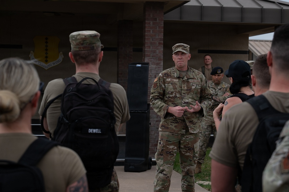 Inaugural Noncommissioned Officer Induction Ruck March