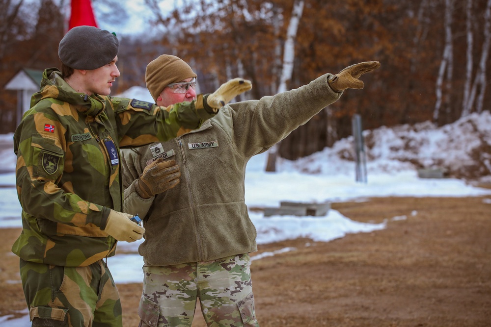 Norwegian Home Guard Youth Throw Simulated Hand Grenades During NOREX53
