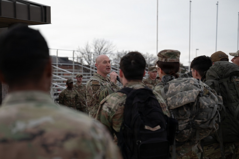 Inaugural Noncommissioned Officer Induction Ruck March