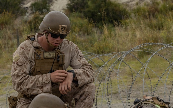 Turning Obstacles into Craters: Marines with 7th Engineer Support Battalion Conduct a Live-Fire Demolition Range