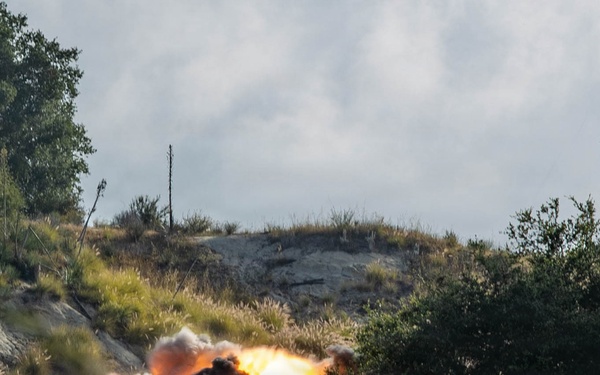 Turning Obstacles into Craters: Marines with 7th Engineer Support Battalion Conduct a Live-Fire Demolition Range