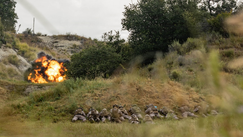 Turning Obstacles into Craters: Marines with 7th Engineer Support Battalion Conduct a Live-Fire Demolition Range