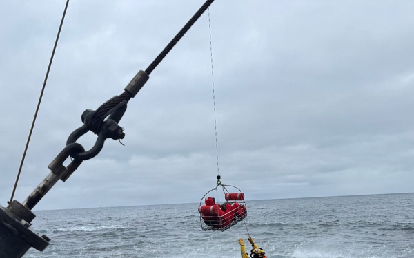 Coast Guard rescues 5 people near Aleutian Islands, Alaska